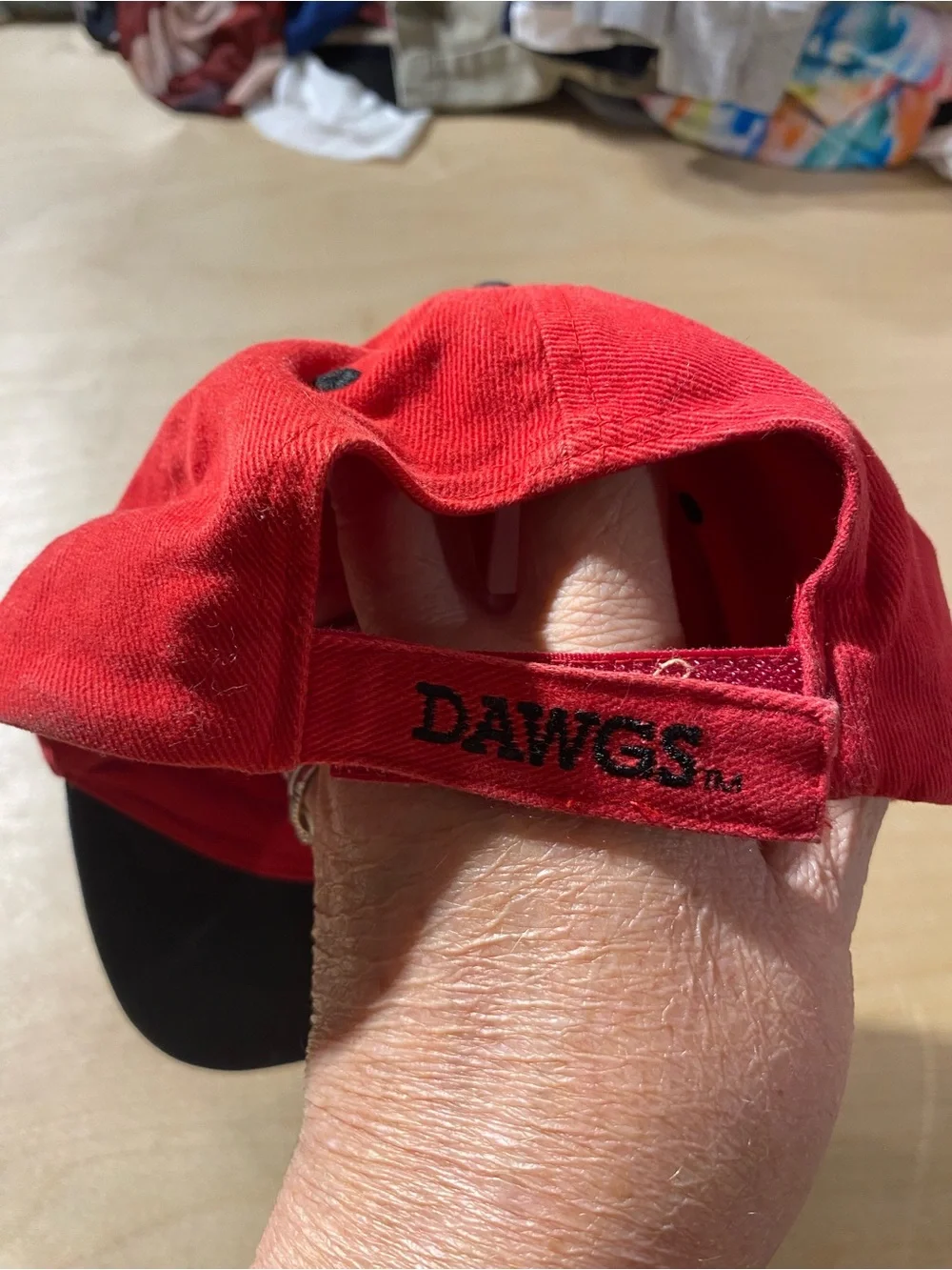 Signatures Red Kids Baseball Cap with 'G' Logo (SW)